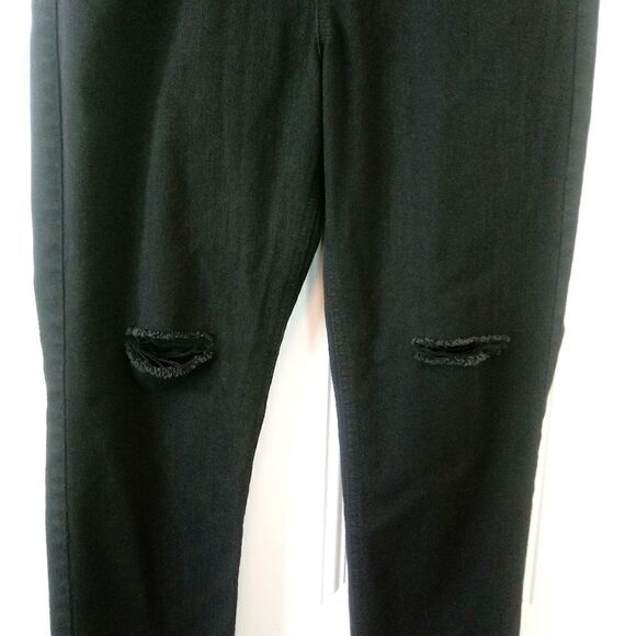 Signature Studio black distressed Jeans with cuffs - Picture 2 of 12